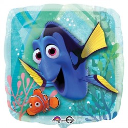 Dory Finding Nemo Balloon - 18" Foil Helium (Optional Helium Inflation)