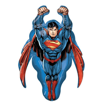 Superman SuperShape Helium Filled Foil Balloon - 23x34" (Optional Helium Inflation)