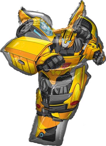 BumbleBee Transformers Helium Filled Foil Balloon - 37" (Optional Helium Inflation)