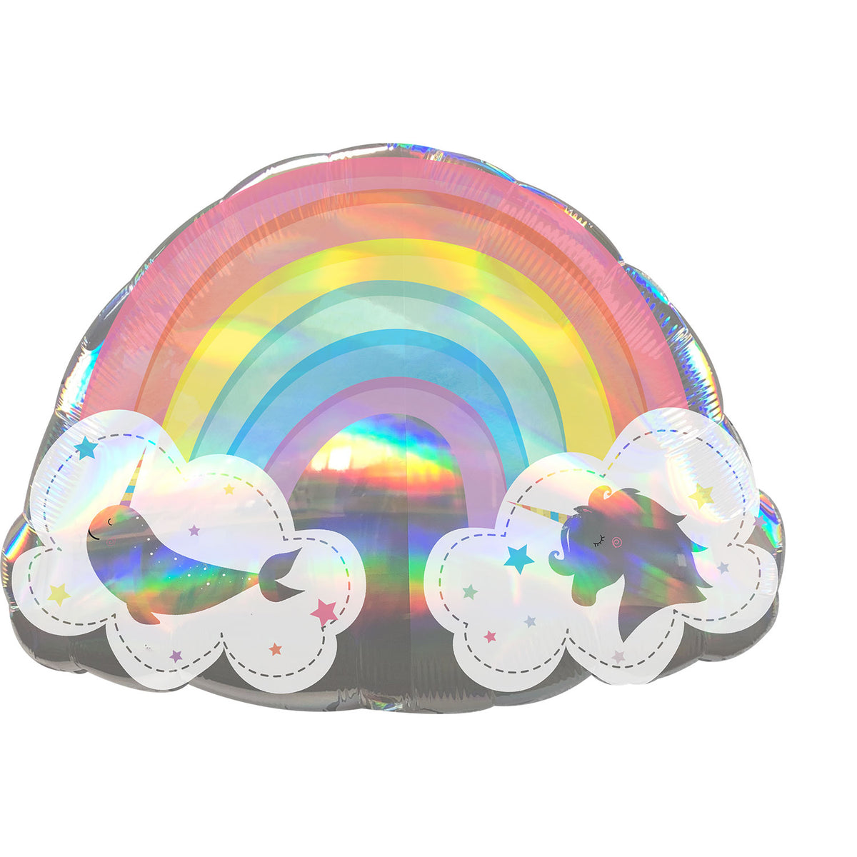 Send Rainbow Unicorn Balloon Super Table Topper in Winnipeg, MB - Balloon Bouquets Plus