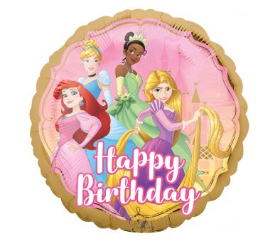 Disney's Princess Once Upon A Time 18" Foil Helium Balloon (Optional Helium Inflation)