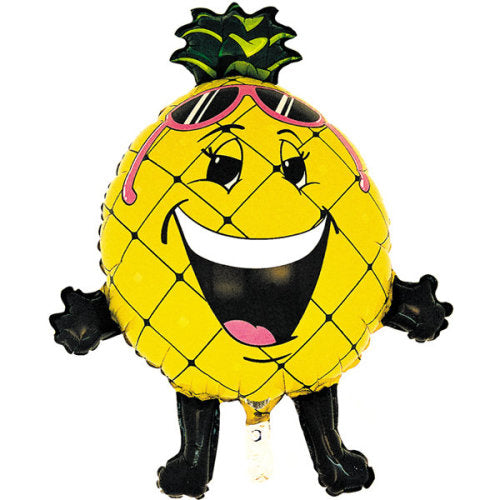 Pineapple Supersize Helium Filled Balloon 32" (Optional Helium Inflation)