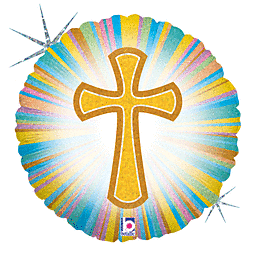 Cross Foil Balloon (Optional Helium Inflation)