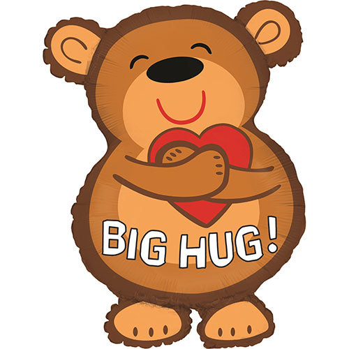 Big Bear Hug Supersize Helium Filled Balloon 28" (Optional Helium Inflation)