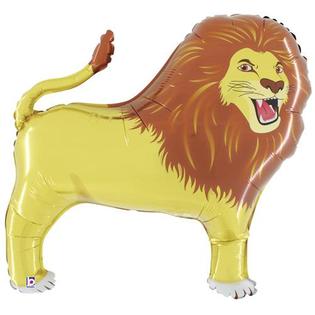 Lion Supersize Helium Filled Balloon - 41" Foil (Optional Helium Inflation)