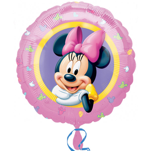 Minnie Mouse Balloon - 18" Foil Helium (Optional Helium Inflation)