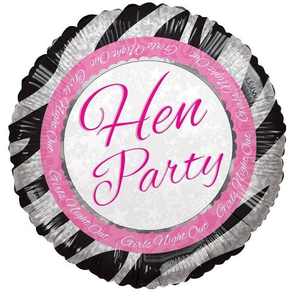 Hen Party Foil Balloon (Optional Helium Inflation)
