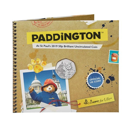 Paddington at St Pauls 2019 UK 50p Brilliant Uncirculated Coin