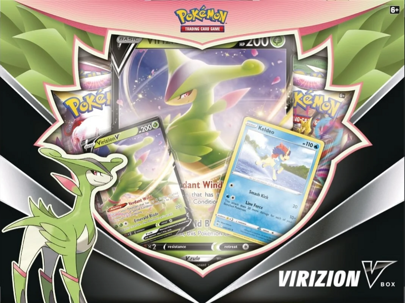Pokemon TCG Virizion V Box