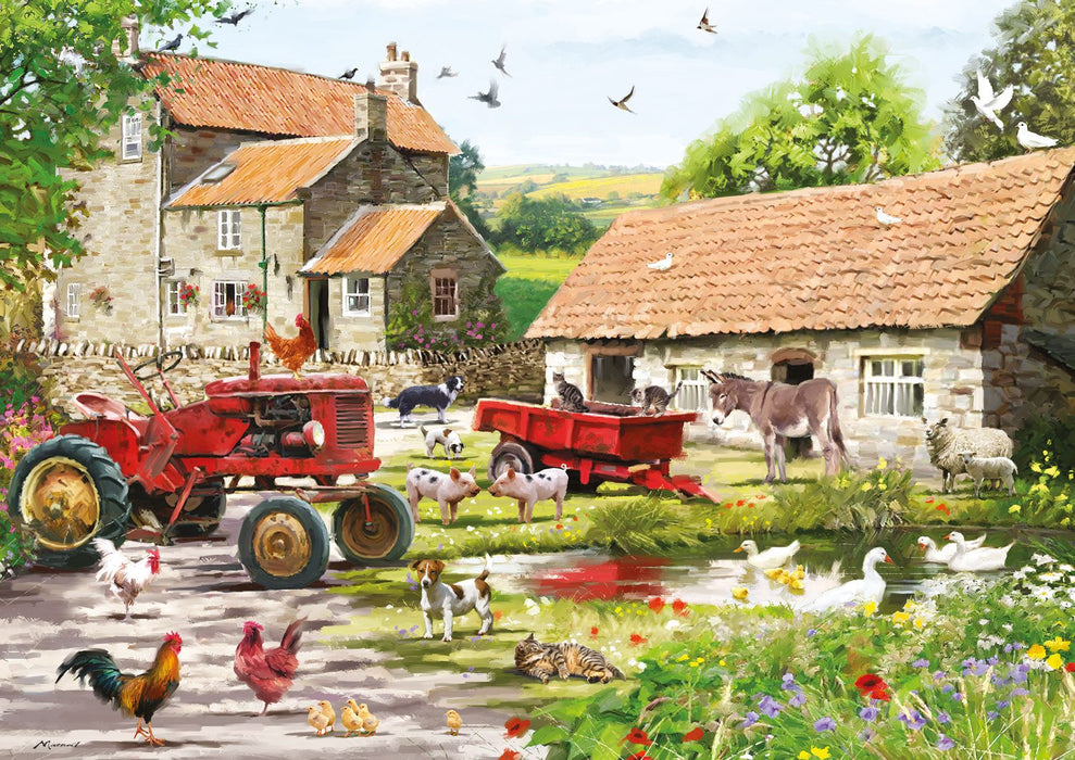 On the Farm (75369) - 500pc Jigsaw Puzzle by Otter House