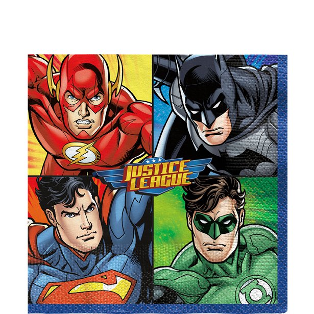 Justice League Party Lunch Napkins