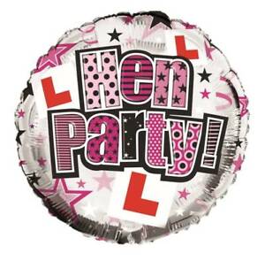 Hen Party Foil Balloon (Optional Helium Inflation)