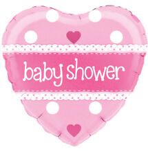 Girl Baby Shower Foil Balloon (Optional Helium Inflation)