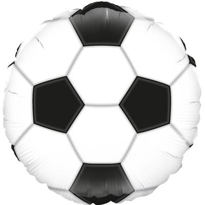 Football 18" Foil Helium Balloon (Optional Helium Inflation)