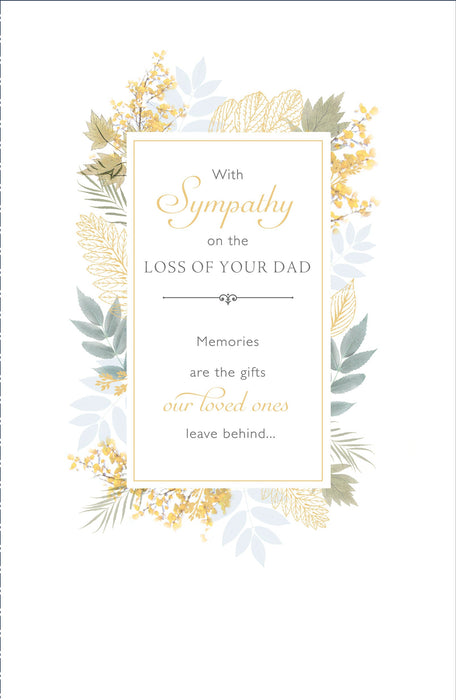 Sympathy Loss Of Dad Greeting Card From Royal Horticultural Society Conventional 536462 B14157