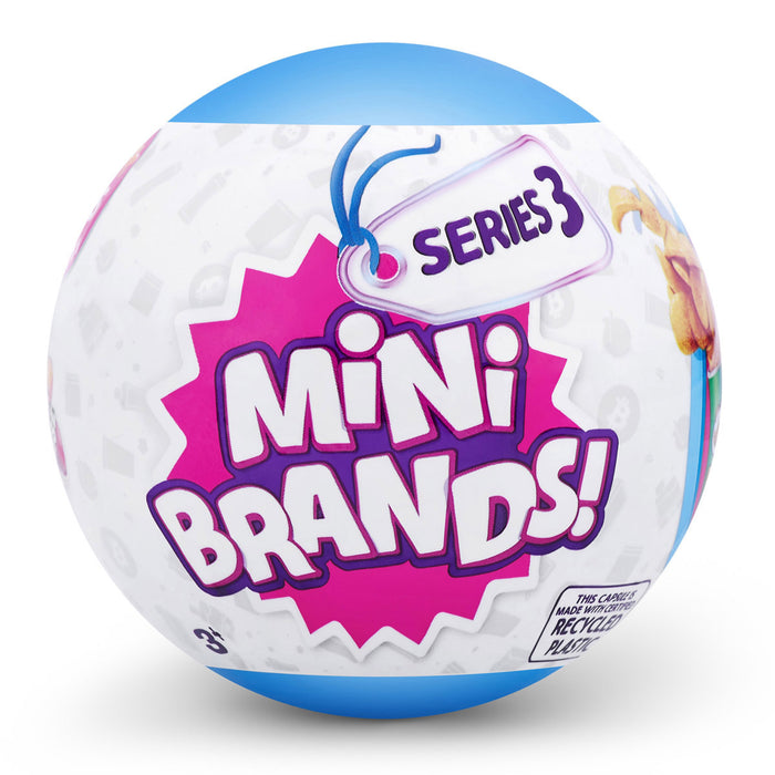 5 Surprise Mini Brands - Series 3 Ball By ZURU