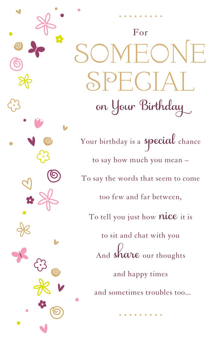 Birthday Someone Special Greeting Card From Moondust Conventional 618470 A822