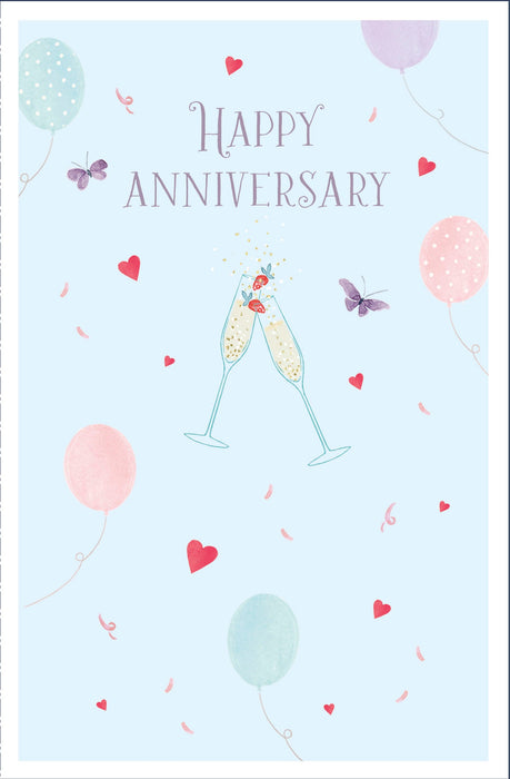 Anniv On Your Greeting Card From Gibson Core Line Conventional 625091 B335
