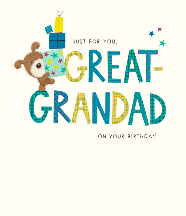 Birthday Gt Grandad Greeting Card From Lots of Woof Cute 657081 F17