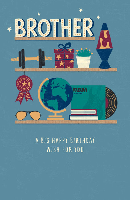 Birthday Brother Greeting Card From Thinking Of You Core Line Conventional 659990 F425