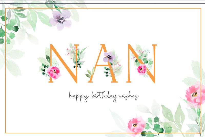 Birthday Nan Greeting Card From Simply Precious Traditional 661274 D35