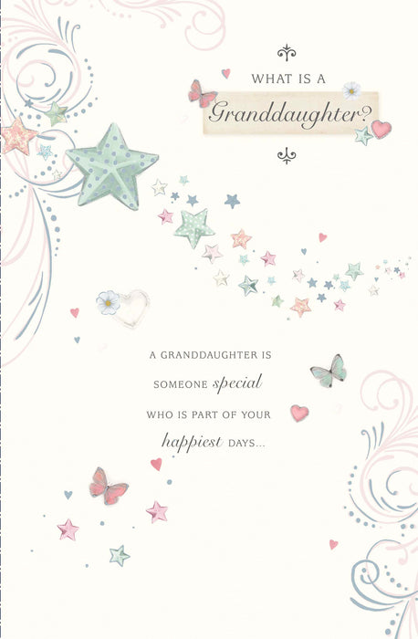 Birthday Granddaughter Greeting Card From Word Portraits Traditional 667416 E1066