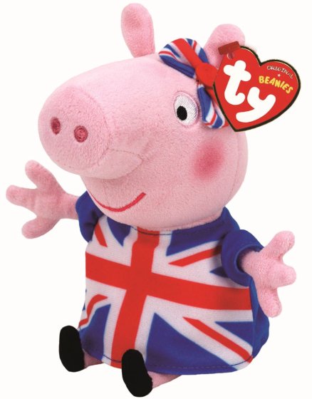 TY Beanie - Peppa Pig Union Jack Dress