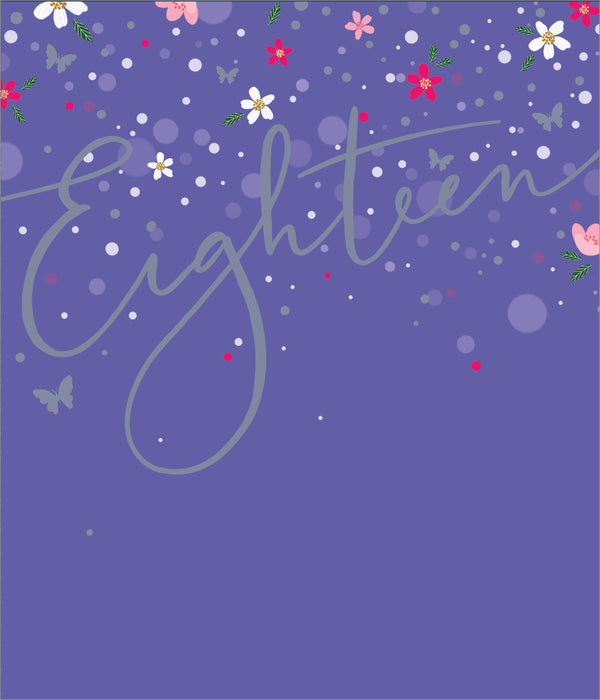 Birthday 18th Greeting Card From Dazzling Contemporary 679268 G432