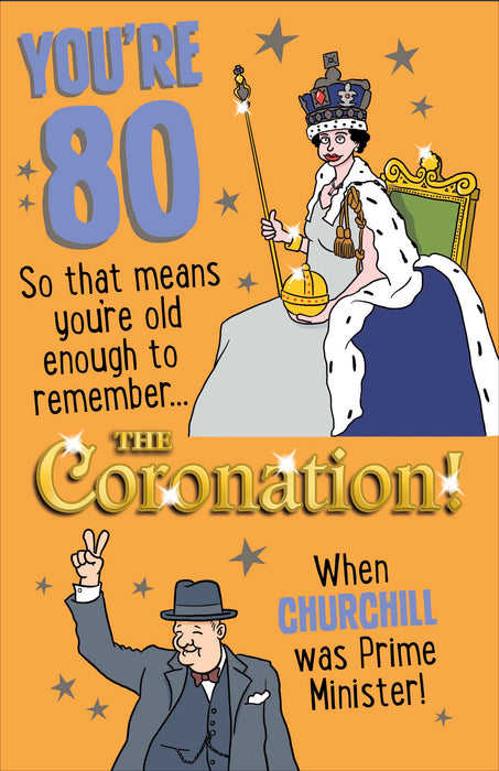 Birthday 80th Greeting Card From Giggles Remember When Conventional 679303 H15120