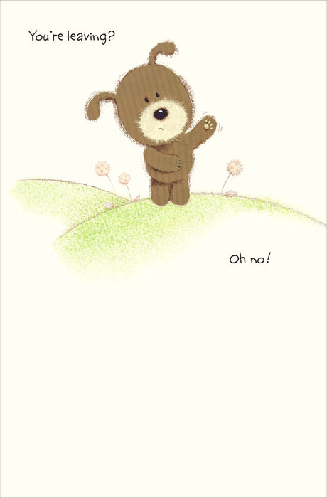 Goodbye Greeting Card From Lots of Woof Cute 681300 B10112