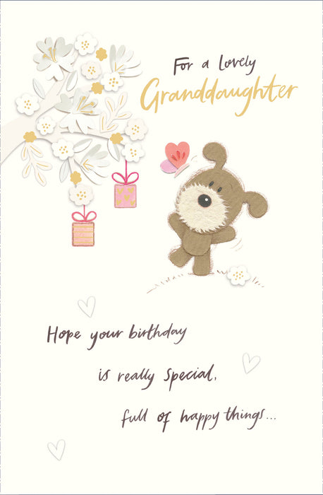 Birthday Granddaughter Greeting Card From Lots of Woof Cute 688551 E1172