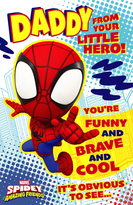 Birthday Daddy From Son Greeting Card From Disney Spider-Man Juvenile 689927 G965