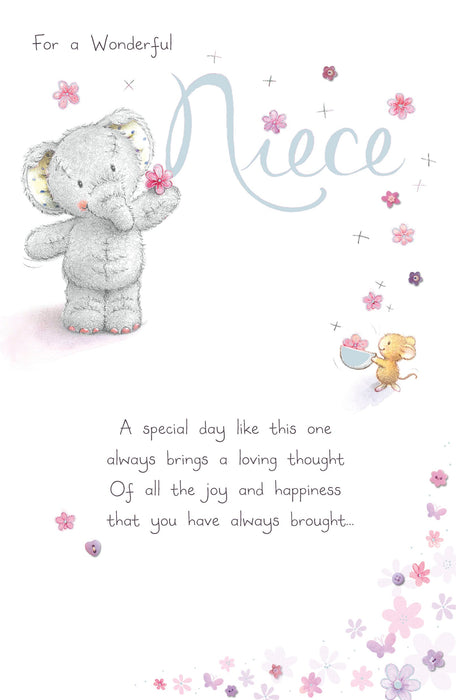 Birthday Niece Greeting Card From Elliot & Buttons Cute 690164 E853