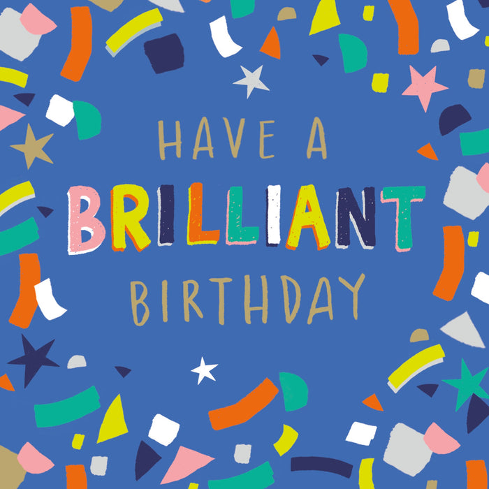 Birthday Greeting Card From Kindred Party Poppers Male Conventional 692167 SB845