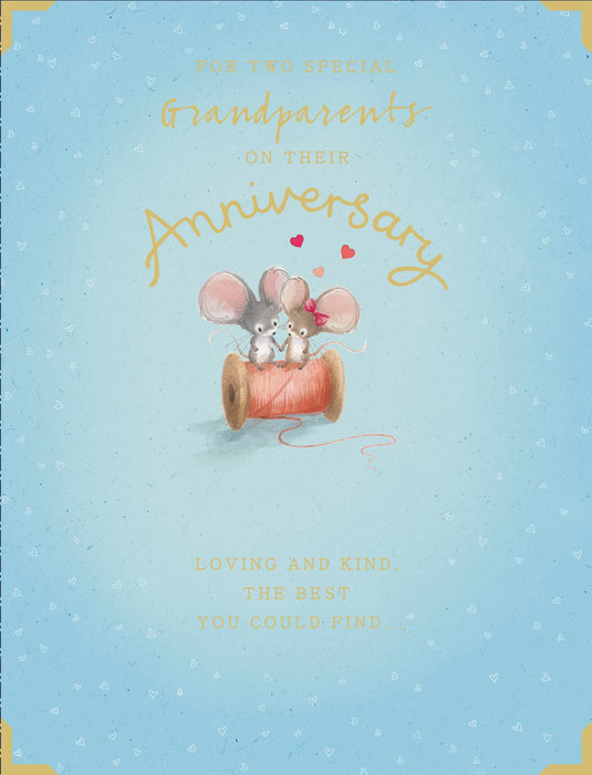 Anniv Wedd Grandparents Greeting Card From Watermark Core Line Conventional 735015 B221