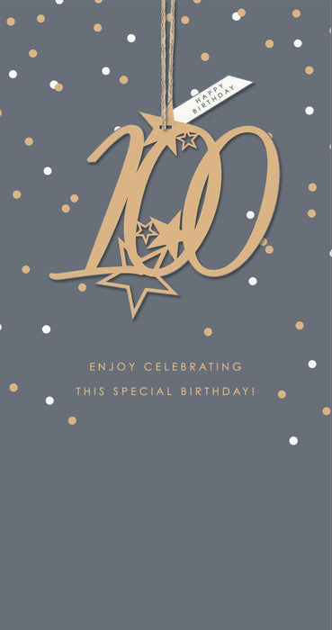 Birthday 100th Greeting Card From Starburst Conventional 736124 H216