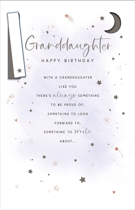 Birthday Granddaughter Greeting Card From Carlton Core Line Conventional 738103 E1280