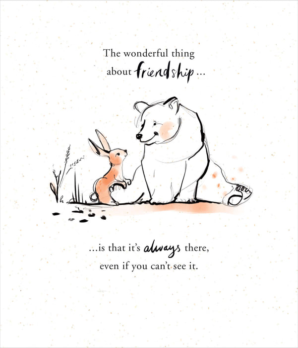Open Friend Greeting Card From Woodland Wisdom Conventional 739920 SD516