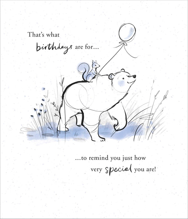 Birthday Greeting Card From Woodland Wisdom Conventional 739921 SD724