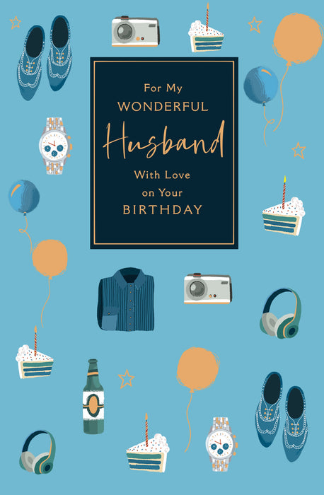 Birthday Husband Greeting Card From Thinking Of You Core Line Conventional 742035 G14106