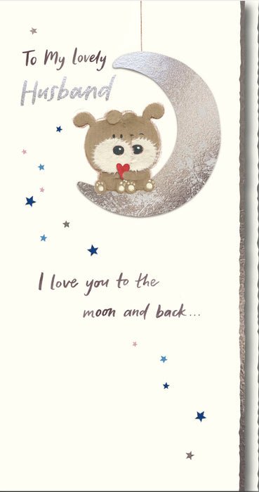 Birthday Husband Greeting Card From Lots of Woof Cute 746772 G858