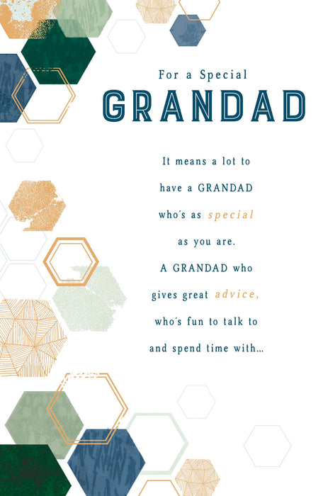 Birthday Grandad Greeting Card From Carlton Core Line Conventional 746802 F755