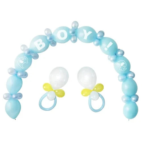 Blue Baby Shower Balloon Arch Kit