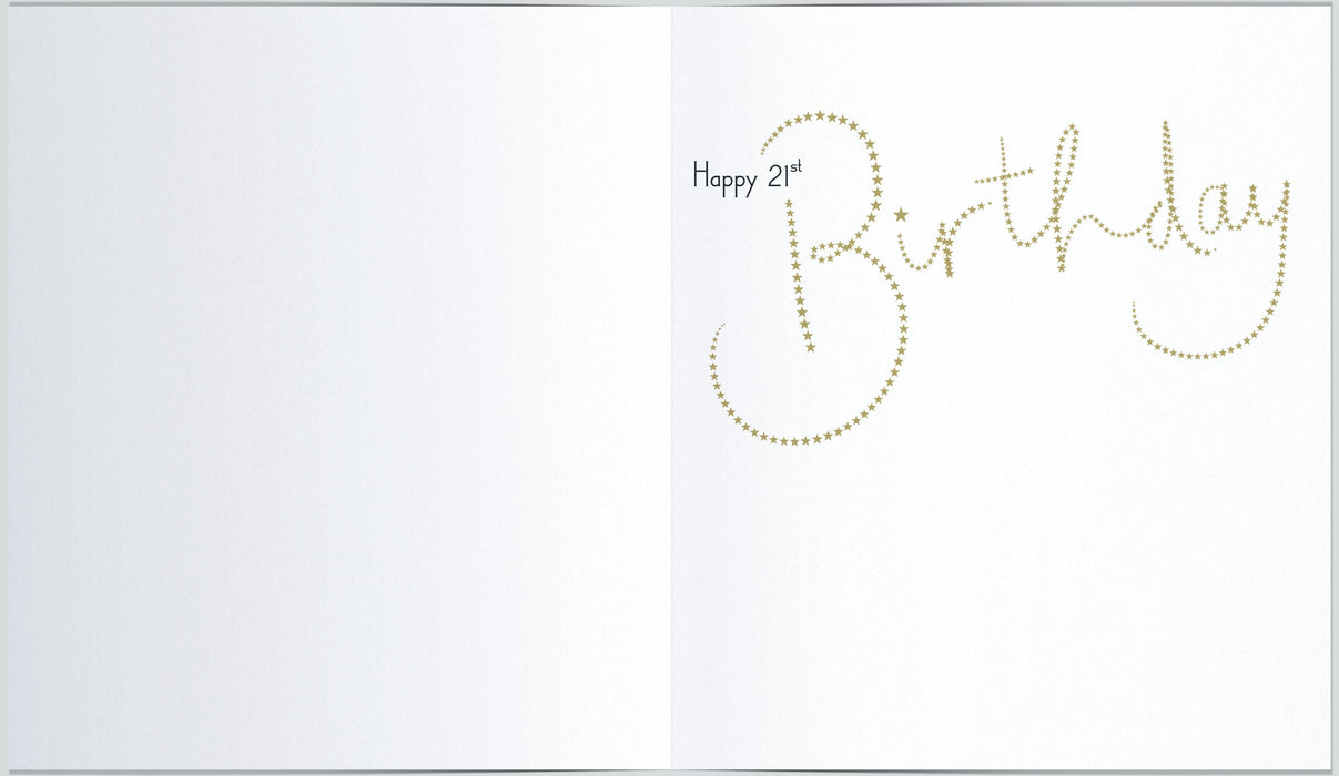 Birthday 21st Greeting Card From Loop The Loop Traditional 795526 H641