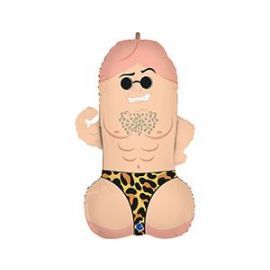 Hen Party Giant Willy Shaped Foil Balloons (Optional Helium Inflation)