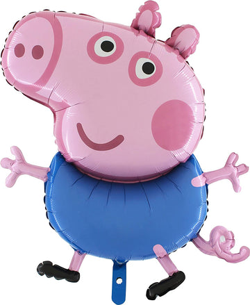 George Pig SuperShape - Foil Balloon (Optional Helium Inflation)