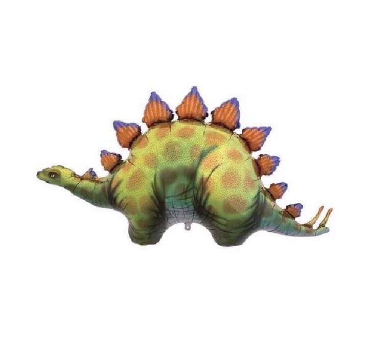Stegosaurus Dinosaur Supersize Helium Filled Foil Balloon - 41" (Optional Helium Inflation)