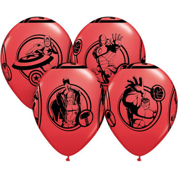 Avengers Balloons 6 Pack - Optional Helium inflation