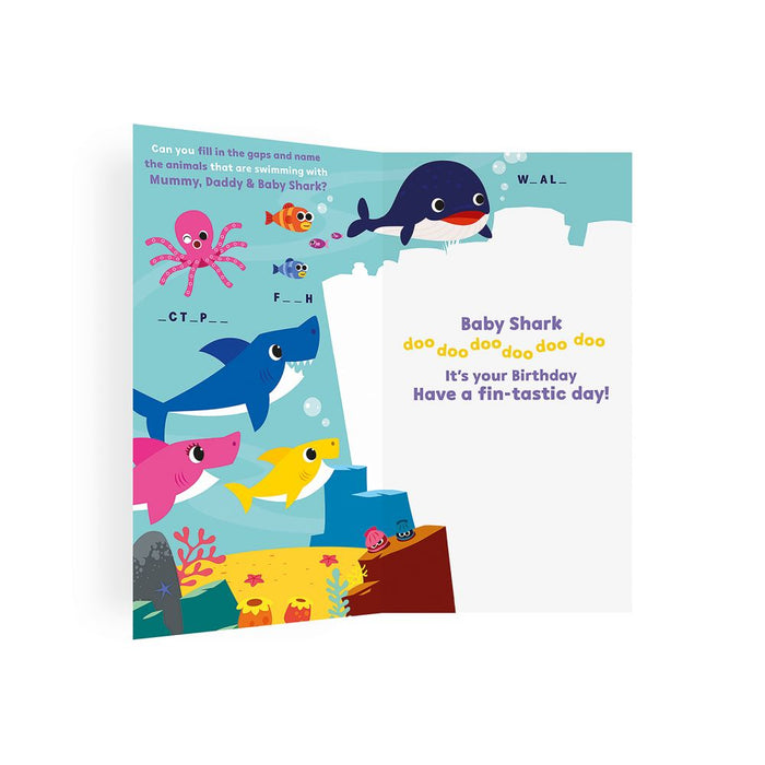 Birthday Card Baby Shark - Greeting Card Pinkfong