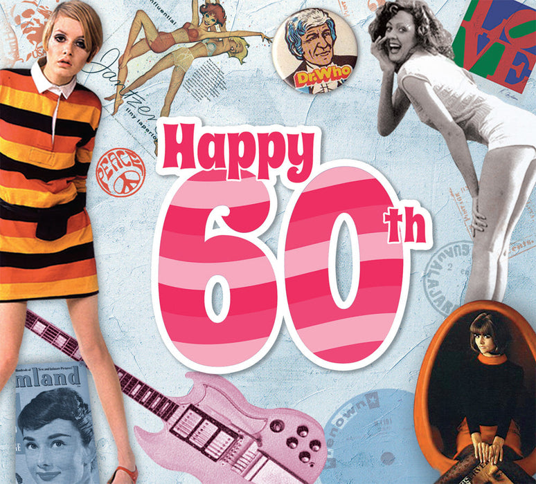 Happy 60th Birthday CD Music Greeting Card Special Year